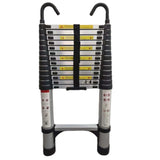 4.1-meter telescopic ladder, aluminum telescopic ladder, non slip feet, maximum capacity of 300 W2717P256991