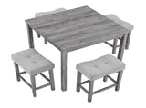 Dining Table, Bar Table and Chairs Set, 5 Piece Dining Table Set, Industrial Breakfast Table Set, W487P333510
