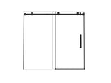 Frameless Single sliding shower door 48 "W x 76" H, 1/4 " Clear Tempered Glass, Explosion W1675P412309