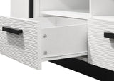 ZUN Matilda 70.5" White Finish TV Stand with Drawers B061P160690