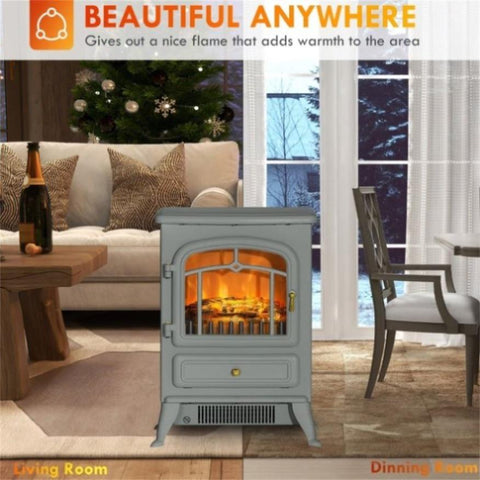 ZUN Electric Fireplace Heater 82631162