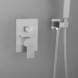 Shower System 10 Inch Square Bathroom Luxury Rain Mixer Shower Combo Set 81592500