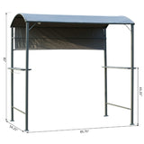 ZUN Grill Gazebo BBQ Canopy （Prohibited by WalMart） 14241961