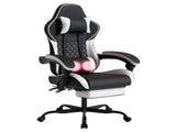 Ergonomic Video Gamer Chairs,Computer Gaming Chairs with Massage Lumbar Support and footrest,Racing W2367P551870