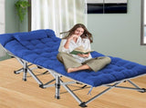 Foldinging Cot with Pillow, 75" x 28" Heavy Duty Folding Bed Cot with Carry Bag for Traveling 95855288