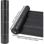 ZUN Weed Barrier Landscape Fabric Heavy Duty,Weed Block Gardening Ground Cover Mat, Weed Control Garden 47603032