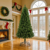 7FT Unlit Artificial Christmas Tree 775 Tips, Full PVC Branches, Classic Green Holiday Tree 02491292