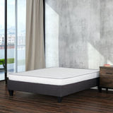 ZUN 6 in. Firm Foam Bed in a Box Mattress, Full Size Reversible Foam Mattress, White B011P203583