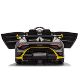 ZUN Lamborghini Huracan Sto 24V Kids Electric Ride-On Drift Car: Speeds 1.86-5.59 MPH, Ages 3-8, Foam W1396P155005