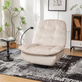 Ivory recliner, reclining lazy chair, mobile phone holder, large and comfortable reading chair, W1170P183257