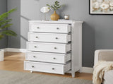 Modern 5 Drawers Dresser 5 Drawers Cabinet,Chest of Drawers Closet Organizers and Clothes W2275P149803
