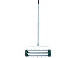 Lawn Aerator, Heavy Duty Rolling Lawn Aerator, Garden Yard Rotary Push Lawn Aeration with Steel 39005271