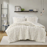 Animal Chenille Duvet Cover Set Full/Queen B035P294496