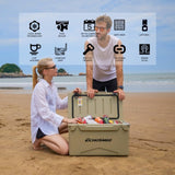 35Qt New Khaki Colored Insulated Box T2602P171848