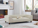 Pet sofa with backrest and armrests, modern rectangular pet sofa suitable for small and medium dogs, 44113590