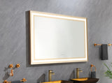 60 x6 Inch LED Bathroom Mirror with Aluminum Frame, Wall Mounted Vanity Mirror, Anti-Fog, Memory, W2287P279863
