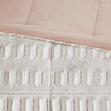 Twin/Twin XL Back Print Long Fur Comforter Mini Set B03597109