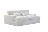 Double Chaise Lounge Chair Indoor,Oversized Upholstered Sleeper Cloud Couch,Deep Seat Luxury Sofa 11409761
