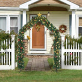 240*40*260cm 1860 Branches PVC Christmas Arch Holiday Arch Decoration Green 47929880