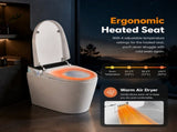 Smart Toilet With Bidet Built In Tank, One-piece Bidet Toilet Seat, Auto Flush, Auto W3598P573059