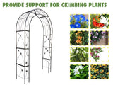 Metal Garden Arch Garden Arbor Trellis Climbing Plants Support Arch Outdoor Arch Wedding Arch Party W656127048