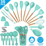 35Pcs Kitchen Cooking Utensils Set Spatula Set Baking Utensil Set Kitchen Accessories Necessities 72239215