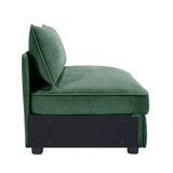 Armless sofa Velvet-Green W3041P293497