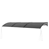 Awning for Door Entrance with Drainage Sink, 40x120 Inch Window Canopy Exterior, UV Rain Snow 30798226