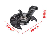 Front Left Side Steering Knuckle & Hub Bearing Assembly Replacement for Honda CR-V 2017-2023 12589845