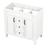 ZUN 36'' Bathroom Vanity without Top Sink, Cabinet only, Modern Bathroom Storage Cabinet with 2 Soft WF305078AAK