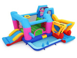 6-in-1 Inflatable Bouncer Castle with Climbing Wall, Ring Toss, Punching Bag, Ideal Gift for 21842038