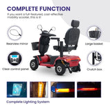 S500-RED Heavy Duty Mobility Scooter W429P151649