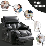 Power Electric massage lift lounge chair, suitable for the elderly, with heating and vibration W1807P299442