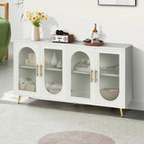 TV Stand 65 Inch TV, Wood TV Stand with Storage Cabinet & Adjustable Shelves, Media TV Console W1445132031