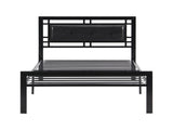 Twin Size metal bed Sturdy System Metal Bed Frame ,Modern style and comfort to any bedroom ,black W311109646