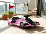 12V Pink Kids Electric Drift Go Kart Slow Start, Music, Colorful Lights 98813158