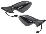 Left & Right Side Black Power Heated Mirror with Signal Light Fit for Kia Forte LX Sedan 4-Door 1.8L 84154169