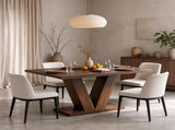 47.2" Modern Rectangular Dining Table for 4 People, Kitchen Table for Dining Room & Living 99549675