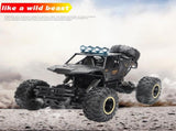 112 Rock Crawler Rechargeable Off Truck 4WD , Metal Shell LED Headlights RC Remote Control Off 06904510