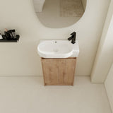 23" Freestanding Bathroom Vanity with Sink, Soft Close Doors W999P206106