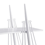 Sailboat-Inspired Bookshelf, 70.87 inch Industrial 4-Tier Open Storage Shelf with Drawer, Wooden & W2317P253454