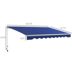 ZUN Electric Awning /Patio Retractable Awning -AS （Prohibited by WalMart） 46070791