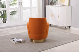 Velvet Swivel Barrel Chair, Swivel Accent Chairs Armchair for Living Room, Reading Chairs for W1361116860