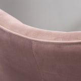 ZUN Doarnin Contemporary Silky Velvet Tufted Button Back Accent Chair, Mauve T2574P164269