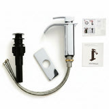 Single Handle Bathroom Faucet Lavatory Faucet Stainless Steel Single Hole-TP, ChromeUnable ship on 54469970