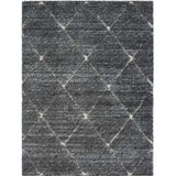 Talas Trellis Area Rug in Grey and Cream B03597992