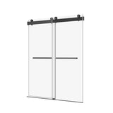 56 to 60 in. W x 76 in. H Double Sliding Frameless Soft-Close Shower Door with Premium 3/8 Inch W1573126510