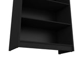 Black 5-Shelf Bookcase B062P175149