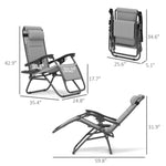 ZUN Folding Lounge Chairs / beach chair 12979264