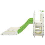 ZUN Kids Slide Playset Structure 8 in 1, Freestanding Ocean Themed Set with Slide, Arch N710P176322F